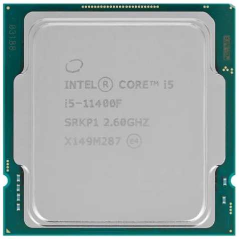 Процессор Intel Core i5-11400F, 2.6ГГц, (Turbo 4.4ГГц), 6-ядерный, L3 12МБ, LGA1200, OEM 11777356