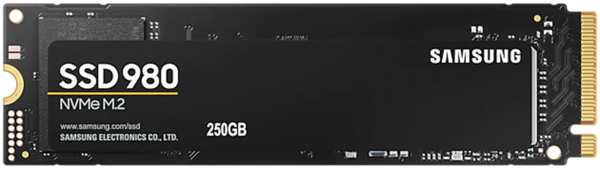 Внутренний SSD-накопитель 250Gb Samsung 980 (MZ-V8V250BW) M.2 2280 PCI-E 3.0 x4 11777396