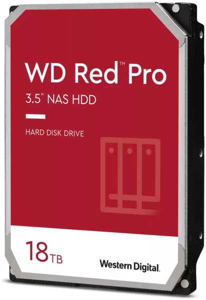 Внутренний жесткий диск 3,5″18Tb Western Digital (WD181KFGX) 512Мб 7200rpm SATA3 Red Pro 11777464