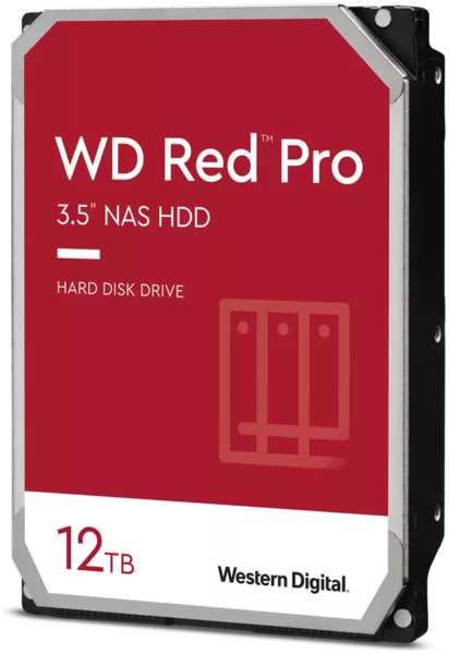 Внутренний жесткий диск 3,5″12Tb Western Digital (WD121KFBX) 256Мб 7200rpm SATA3 Red Pro 11777489