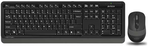 Клавиатура+мышь A4Tech Fstyler FG1010 Black/Grey 11782134