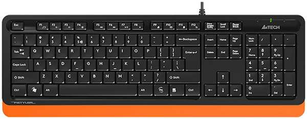 Клавиатура A4Tech Fstyler FK10 Black/Orange 11782170