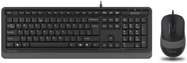 Клавиатура+мышь A4Tech Fstyler F1010 Black/Grey 11782191