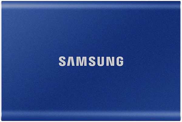 Внешний SSD-накопитель 1Tb Samsung T7 MU-PC1T0H/WW (SSD) USB 3.2 Type C Синий 11783672