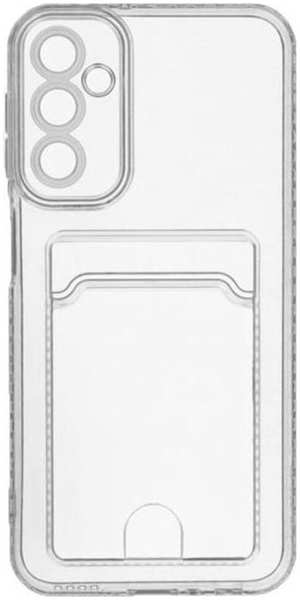 Чехол для Samsung Galaxy A24 4G Zibelino Silicone Card Holder прозрачный 11790064
