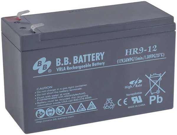Батарея BB HR 9-12 , 12V 9Ah