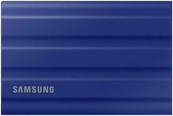 Внешний SSD-накопитель 1Tb Samsung T7 Shield MU-PE1T0R/WW (SSD) USB 3.2 Type C Синий 11791636