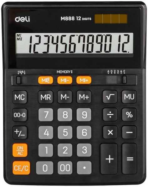 Калькулятор Deli EM888 12-разр