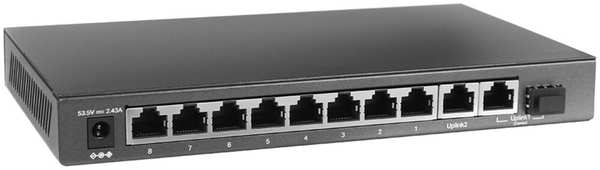 Коммутатор TP-LINK TL-SG1210MPE Easy Smart 9xGbLAN 1xSFP/GbLAN 8xPoE+