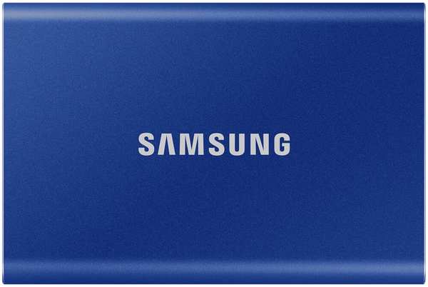 Внешний SSD-накопитель 2Tb Samsung T7 MU-PC2T0H/WW (SSD) USB 3.2 Type C Синий 11794327