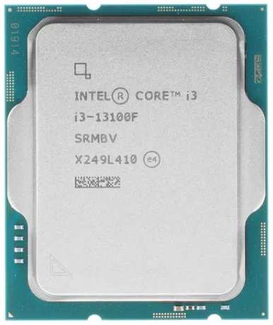 Процессор Intel Core i3-13100F, 3.4ГГц, (Turbo 4.5ГГц), 4-ядерный, 12МБ, LGA1700, OEM 11794341