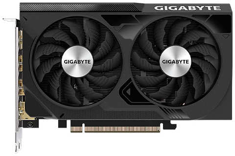 Видеокарта Gigabyte GeForce RTX 4060 8192Mb, Windforce OC 8Gb (GV-N4060WF2OC-8GD) 2xHDMI, 2xDP, Ret