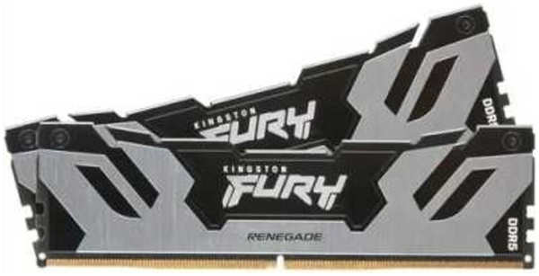 Модуль памяти DIMM 32Gb 2х16Gb DDR5 PC51200 6400MHz Kingston Fury Renegade Silver (KF564C32RSK2/32)