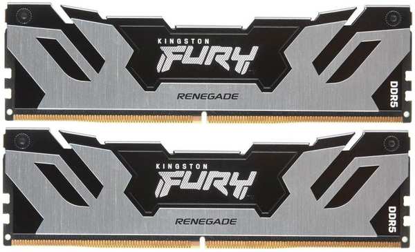 Модуль памяти DIMM 32Gb 2х16Gb DDR5 PC57600 7200MHz Kingston Fury Renegade Silver (KF572C38RSK2/32)