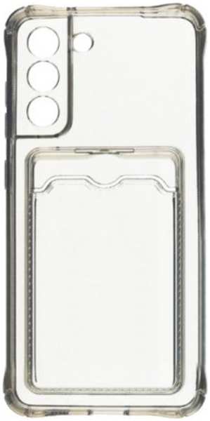 Чехол для Samsung Galaxy S21 FE Zibelino Silicone Card Holder прозрачный 11796638
