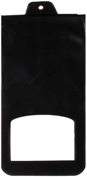 Чехол водонепроницаемый со шнурком, Zip Lock+кнопка Zibelino ZUP-AQ-8 (20*11 см) черный 11797021