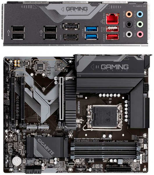 Материнская плата Gigabyte B760 Gaming X DDR4 B760 Socket-1700 4xDDR4, 4xSATA3, RAID, 3xM.2, 3xPCI-E16x, 3xUSB3.2, DP, HDMI, 2.5Glan, ATX 11797404
