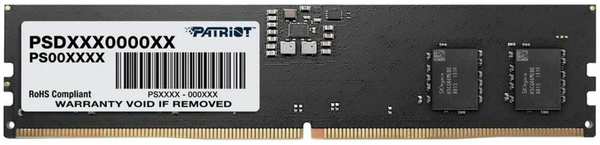 Модуль памяти DIMM 16Gb DDR5 PC44800 5600MHz PATRIOT (PSD516G560081) 11797891