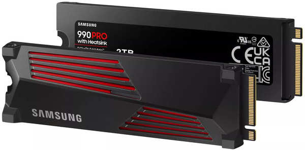 Внутренний SSD-накопитель 2000Gb Samsung 990 Pro with Heatsink (MZ-V9P2T0CW) M.2 2280 PCI-E 4.0 x4 11799097