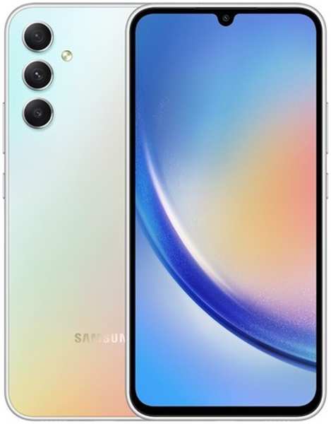 Смартфон Samsung Galaxy A34 SM-A346 6/128GB Silver (EAC) 11799689