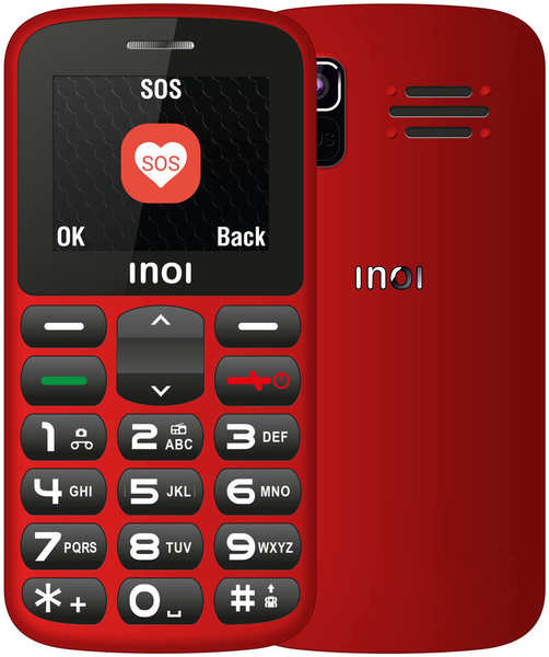 Мобильный телефон Inoi 107B Red 11799916