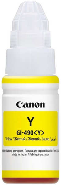 Чернила Canon GI-490 Y Yellow для Pixma G1400/G2400/G3400 11805242