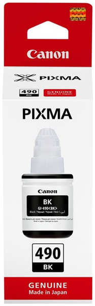 Чернила Canon GI-490 BK Black для Pixma G1400/G2400/G3400 11805245
