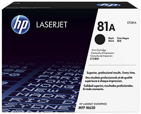 Картридж HP CF281A для LaserJet Pro MFP M630dn/f/h/z (10500стр.) 11826757