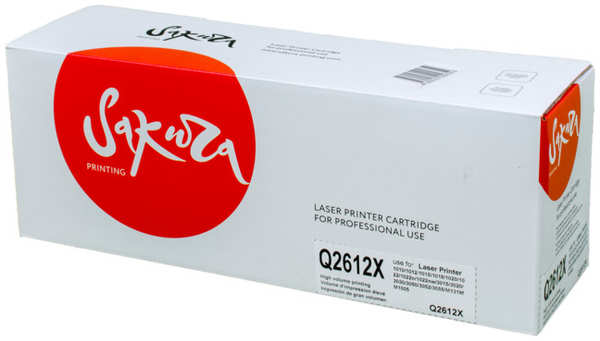 Картридж Sakura Q2612X для HP LJ 1010/1012/1015/1020/1022/3015/3020/3030 3000стр