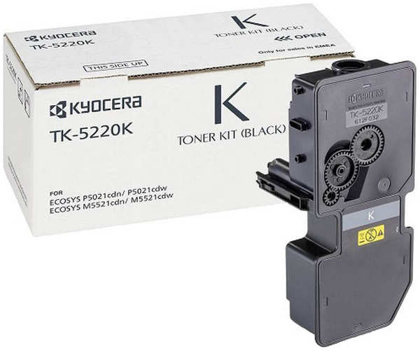 Картридж Kyocera TK-5220K Black для P5021cdn/cdw, M5521cdn/cdw (1200стр) 11853590