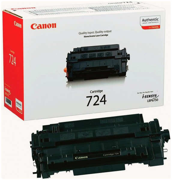 Картридж Canon 724 для i-SENSYS LBP6750Dn (6000стр)