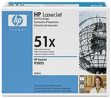Картридж HP Q7551X для LJ P3005 (13000стр) 1186944