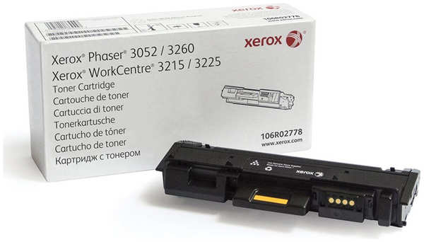 Картридж Xerox 106R02778 для Phaser 3052/3260/ WorkCentre 3215/25 (3000стр) 11870714