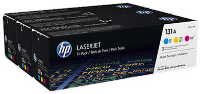 Набор картриджей HP U0SL1AM №131A для LaserJet Pro 200 color M251/M251n/M251nw/M276/M276n/M276nw (CF211A+CF212A+CF213A)