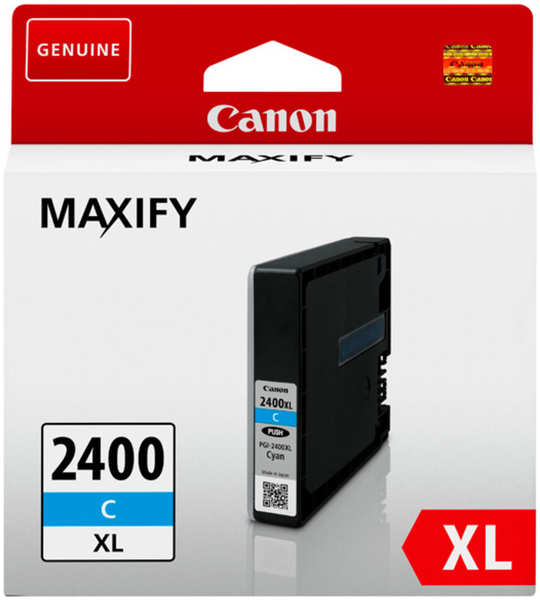 Картридж Canon PGI-2400XL cyan для Maxify iB4040/МВ5040/МВ5340 (1500 стр.) 11879718