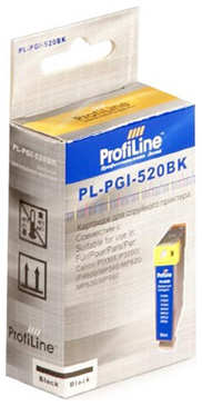 Картридж ProfiLine PL- PGI-520BK Black для Canon Pixma IP3600/IP4600/MP540/MP550/MP620/MP630/MP980 11882122