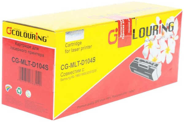 Картридж Colouring CG-MLT-D104S для Samsung ML-1666/1660/1661/1665/1676/1670/1861/1865W/SCX3201/3206/3217/3218/3200/SCX-3205w (1500стр) 11892974