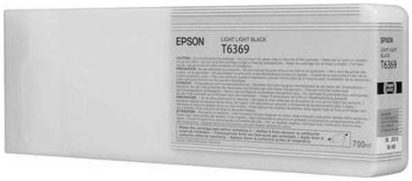 Картридж EPSON T6369 Light Light Black для Stylus Pro 7900/9900 (700 мл) C13T636900 11898950