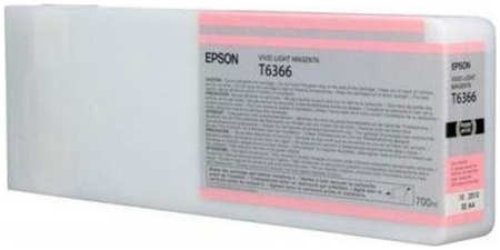 Картридж EPSON T6366 Vivid Light Magenta для Stylus Pro 7900/9900 (700 мл) C13T636600 11898958