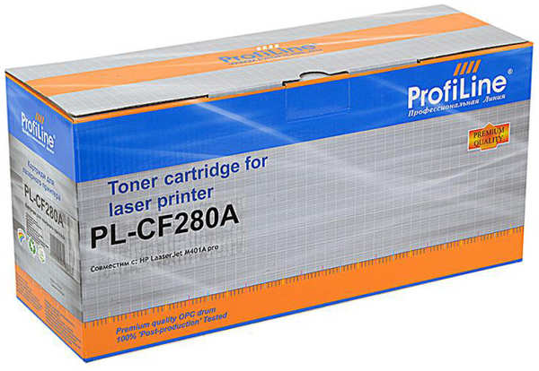 Картридж ProfiLine PL- CF280A для HP LaserJet Pro 400/M401/425 (2700стр) 1190684