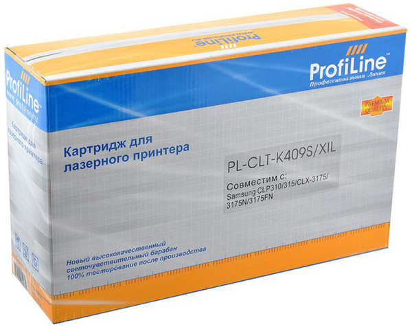 Картридж ProfiLine PL- CLT-K409S для Samsung CLP-310/CLP-315/CLX3170/CLX3175 (1500стр)