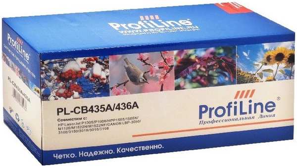 Картридж ProfiLine PL- CB435A/CB436A для HP LJ P1005/P1006/P1007/P1008/P1505/P1505n/M1522nf/M1522n (2000стр)