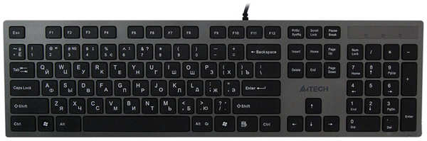 Клавиатура A4Tech KV-300H Dark Grey USB 1190889
