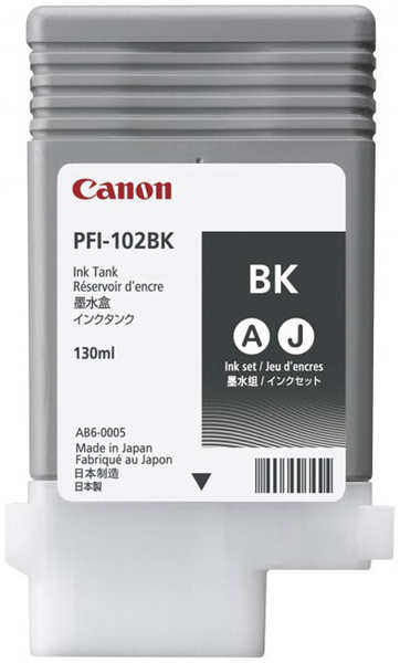Картридж Canon PFI-102BK Black для IPF-500/600/700 130ml 1192607