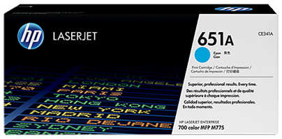Картридж HP CE341A №651A Cyan для LaserJet 700 Color MFP 775 (16000стр) 1198410