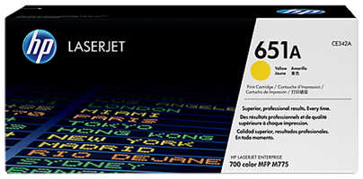 Картридж HP CE342A №651A Yellow для LaserJet 700 Color MFP 775 (16000стр) 1198415