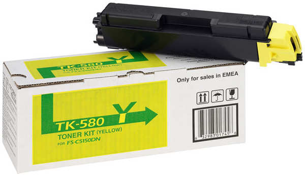 Картридж Kyocera TK-580Y для FS-C5150DN (2800стр)