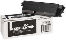 Картридж Kyocera TK-590K Black для FS-C2026MFP / C2126mfp / C2526MFP / C2626MFP / C5250DN (7000стр) (1T02KV0NL0)