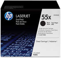 Картридж HP CE255XD для принтеров HP LJ P3015/3015N/3015D/3015DN/MFP M525 двойная упаковка (2х12500 стр)