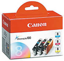 Набор картриджей Canon CLI-8CMY для Pixma iP6600D / iP4200 / 5200 / 5200R (0621B029)
